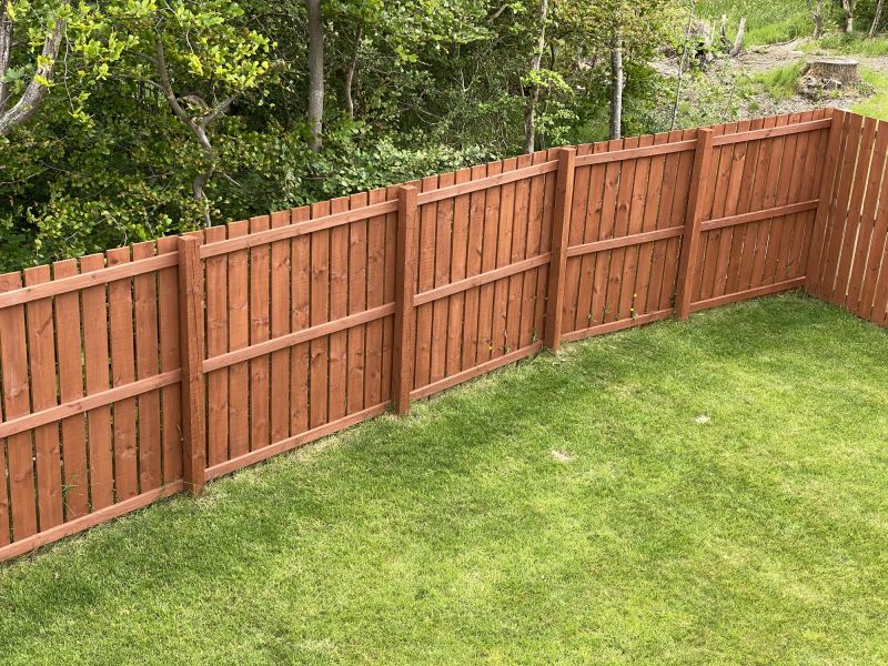 Completed Fence Installation