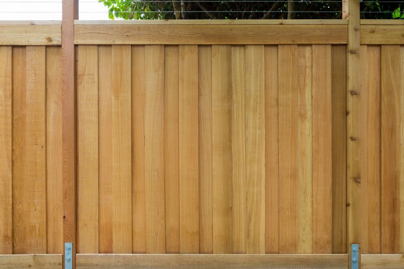Solid Wood Fence Installation